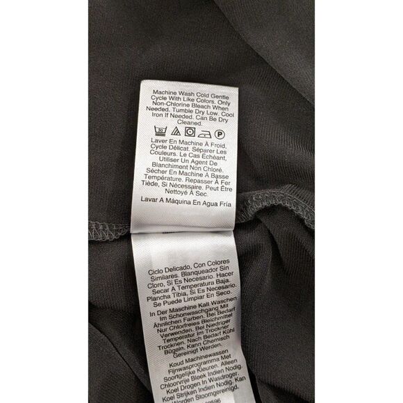 DKNY Womens Size XXS Black Polyester Long Sleeves Mock Neck Mini Dress - Picture 11 of 11